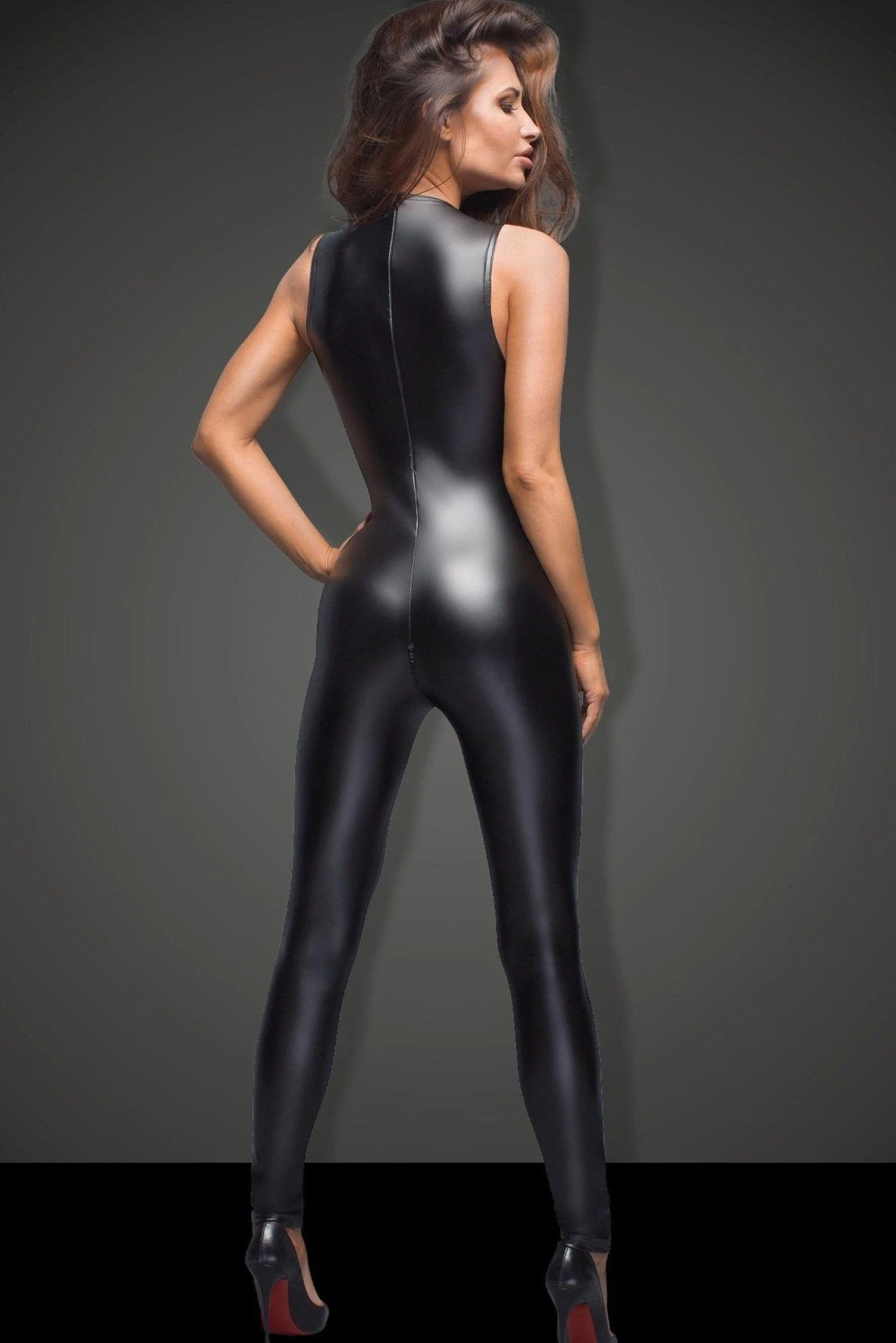 Noir Handmade Sleeveless Lace Full Bodysuit 2 Noir Handmade Sleeveless Lace Full Bodysuit - Image 2