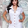 Baci Lingerie Vinyl Dress Nurses Dress